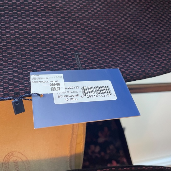 SOUL of LONDON Black and Deep Ruby Red Tux/Dinner Jacket - Picture 10 of 10